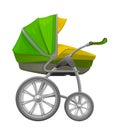 Baby pram Royalty Free Stock Photo