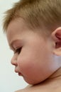 Baby profile Royalty Free Stock Photo