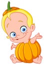 Baby pumpkin Royalty Free Stock Photo