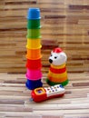 Baby pyramid, mobile, colorful baby toys