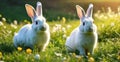 white rabbit Royalty Free Stock Photo
