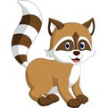 Baby raccoon cartoon