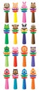 Baby rattle cartoon bell set