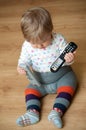 Baby with remote controls