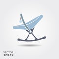 Baby rocking chair for newborns Royalty Free Stock Photo