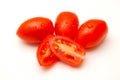 Baby roma tomatoes Royalty Free Stock Photo
