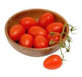 Baby Roma Tomatoes Royalty Free Stock Photo