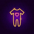 Baby Romper Suit Neon Sign