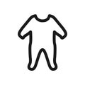 baby rompers icon. rompers line icon