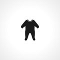 baby rompers icon. rompers vector icon. rompers isolated icon