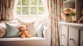 Baby room decor and interior design inspiration in the English countryside style cottage