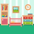 Baby room with furniture