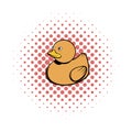 Baby rubber duck comics icon