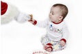 Baby's cookie for Santa Royalty Free Stock Photo