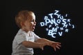 Baby says, the concept of problems with dyslexia and dysgraphia. A child learns to speak