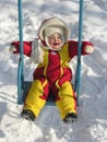 Baby on seesaw