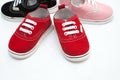 Baby shoes, kids, parent, blue, boy, sneakers, toy, copyspace, wooden