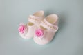 Baby shoes white booties with lace dressy for girls