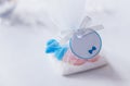 Baby shower blue sweets gift box