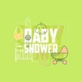 Baby shower icons