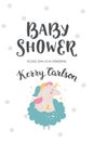 Baby shower poster