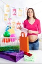 Baby shower presents Royalty Free Stock Photo