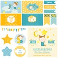 Baby Shower Sleeping Girl Theme - for Party, Scrapbook