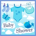 Baby shower theme image 1 Royalty Free Stock Photo