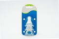 Baby silicone nipple in plastic packaging with good design , just add your own text Royalty Free Stock Photo