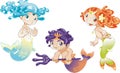 Baby Sirens Baby Triton Royalty Free Stock Photo