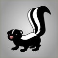 Baby Skunk Cartoon Royalty Free Stock Photo