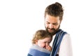 Baby sling Royalty Free Stock Photo