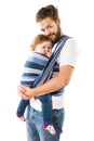 Baby sling Royalty Free Stock Photo