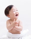 Baby smile look copy space Royalty Free Stock Photo