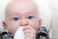 Baby Sneezing Royalty Free Stock Photo