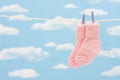 Baby Socks Royalty Free Stock Photo