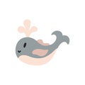 Baby soft toy whale