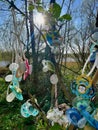 Baby soother tree at Clare Lake McMahon Park, Claremorris