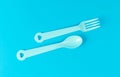 Baby Spoon, Plastic Child Teaspoon, Color Kids Utensil, Baby Spoons Royalty Free Stock Photo
