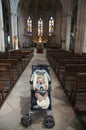 Baby at St Martha's Collegiate Church, Tarascon Royalty Free Stock Photo