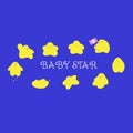 Baby Star Characters cartoon in many action