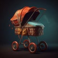 Baby Stroller. Generative AI