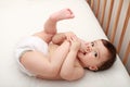 Baby sucking his toes Royalty Free Stock Photo