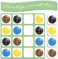 Baby Sudoku with colorful balls