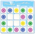 Baby Sudoku with colorful Shining balls