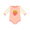 Baby Suit Clothes and Romper Vector Illustration