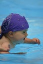 Baby swimming