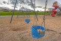 Baby swing and spiral slide in Saratoga Springs UT