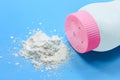 Baby talcum powder container Royalty Free Stock Photo