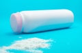 Baby talcum powder container Royalty Free Stock Photo